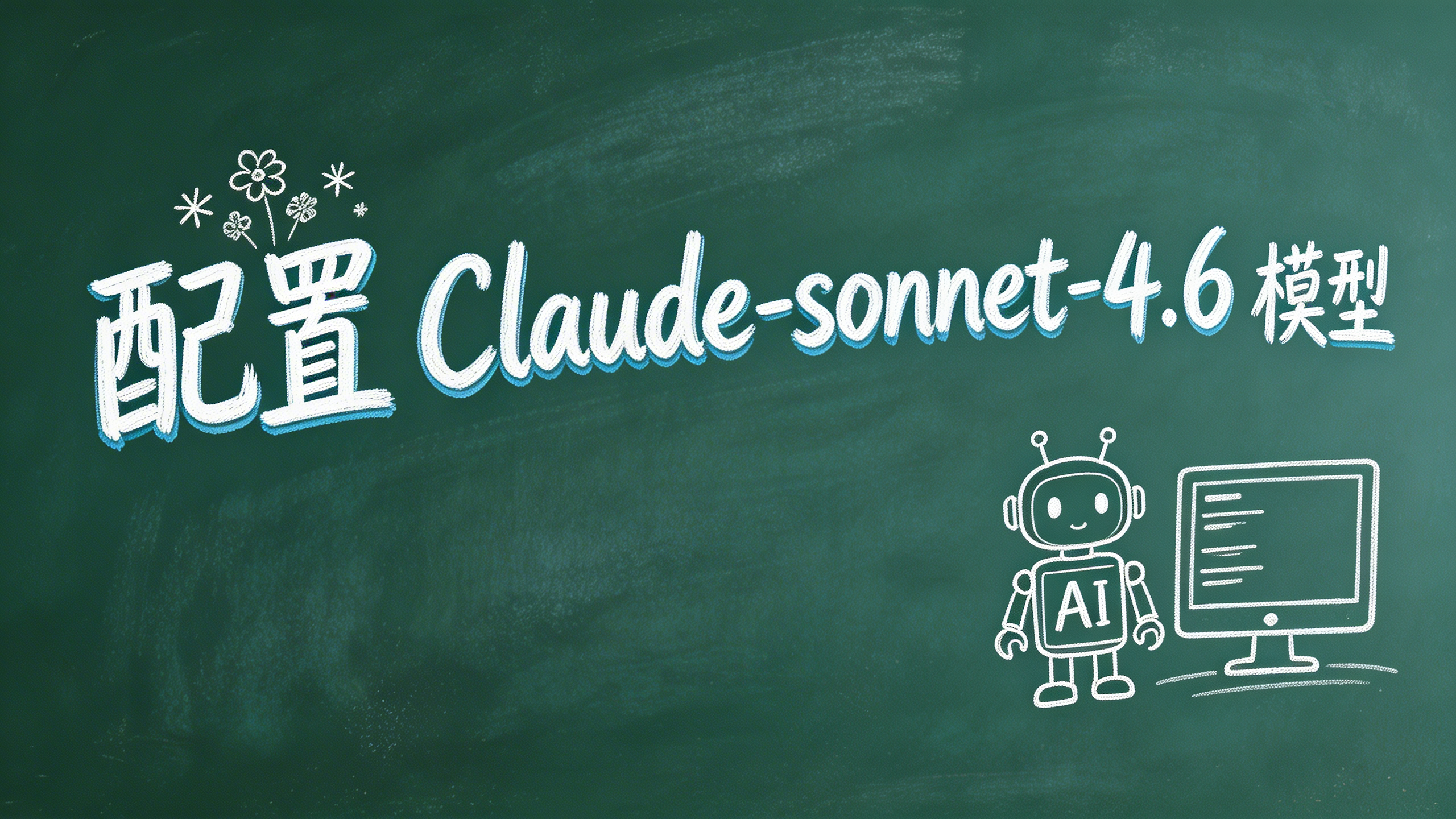 配置 Claude sonnet 4.6 模型