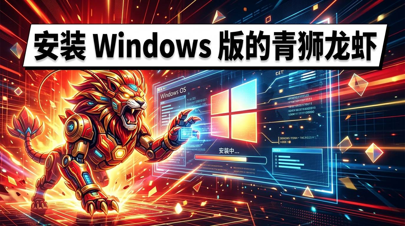 安装 Windows 版青狮龙虾