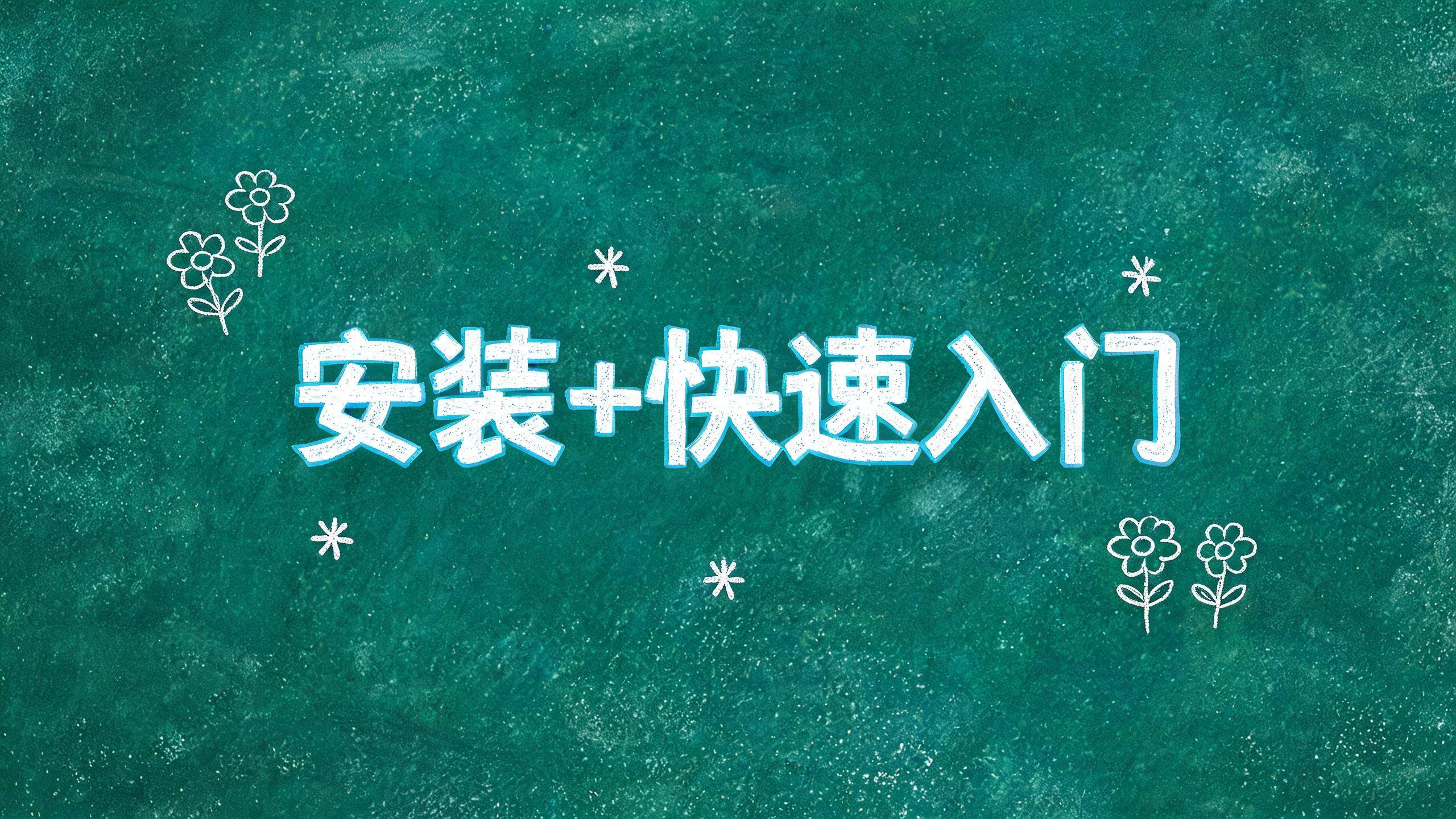 安装+快速入门